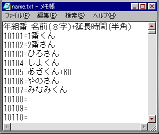 テキスト編集